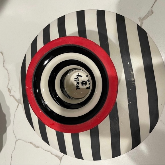Rate combo: Anthropologie Molly Hatch Felicitations Cake Stand w/Matching Server - Picture 6 of 10